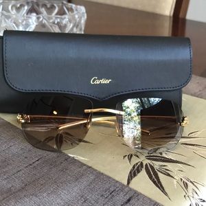 Cartier glasses gently used with case